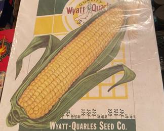 Wyatt-Quarles Cardboard Seed Advertisement