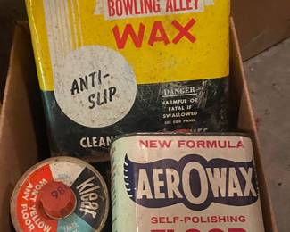 Old Floor Cleaning Tins