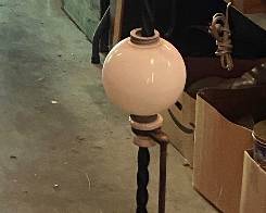Old Lightning Rod with Glass Ball