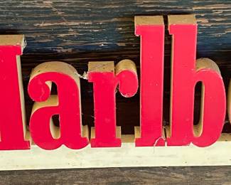 Marlboro Cigarette Sign
