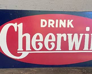 K.S. Lane Printing Cheerwine Sign