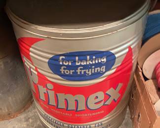 Vintage Primex Shortening Can