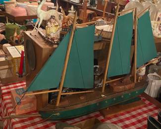 Large Wooden Ship
