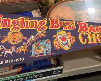 1970 Ringling Bros and Barnum Bailey Circus Pennant
