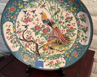 Chinese Canton Enamel Charger
