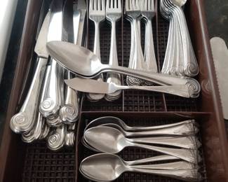 Flatware - seashore motif on handles