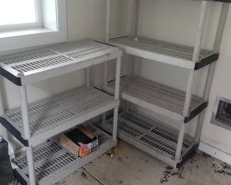 Plastic shelving