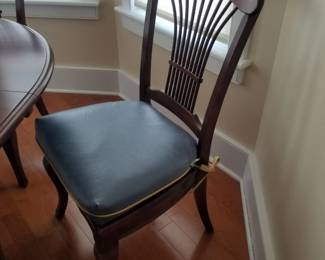 Side chair detail