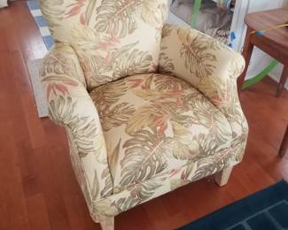 Upholstered arm chair