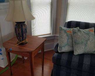 Table lamp - two available; end table - two available
