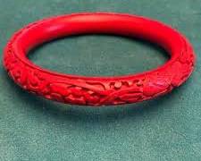Cinnabar bangle braclet