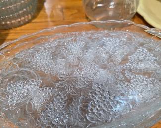 Many beautiful Serving  Pieces