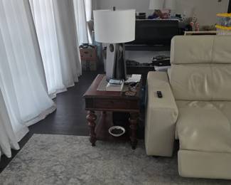 2 end tables with sofa table