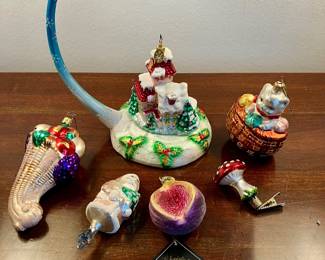 Christopher Radko ornaments 