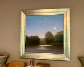 Stephen Bach oil on canvas painting