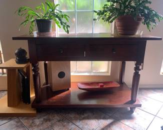 Real wood stand