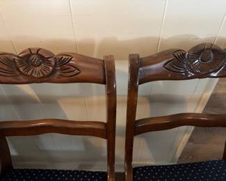 Chairs have 4 different designs
