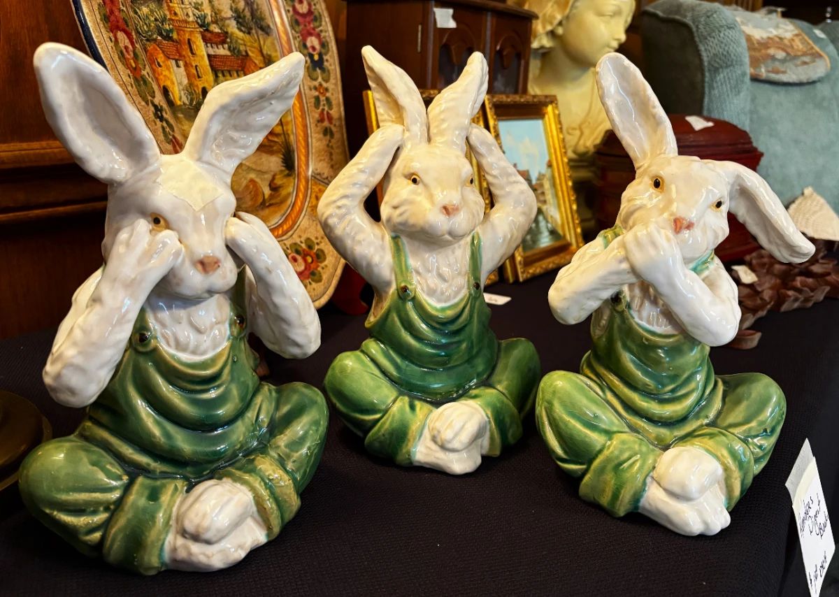 See Hear Speak No Evil Rabbits