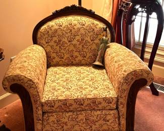 Vintage sofa and matching chair