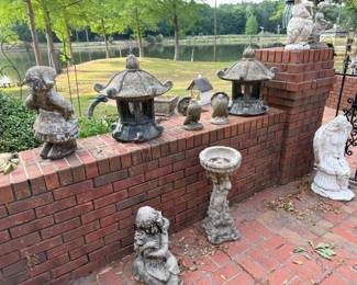 Concrete garden art