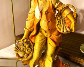 "Farmboy Harvest" Italian figurine