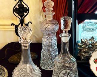 Crystal decanters