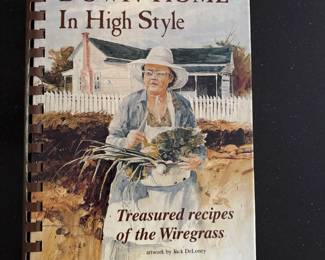 "Down Home in High Style" Special Edition Hardcover cookbook signed by artist Jack DeLoney