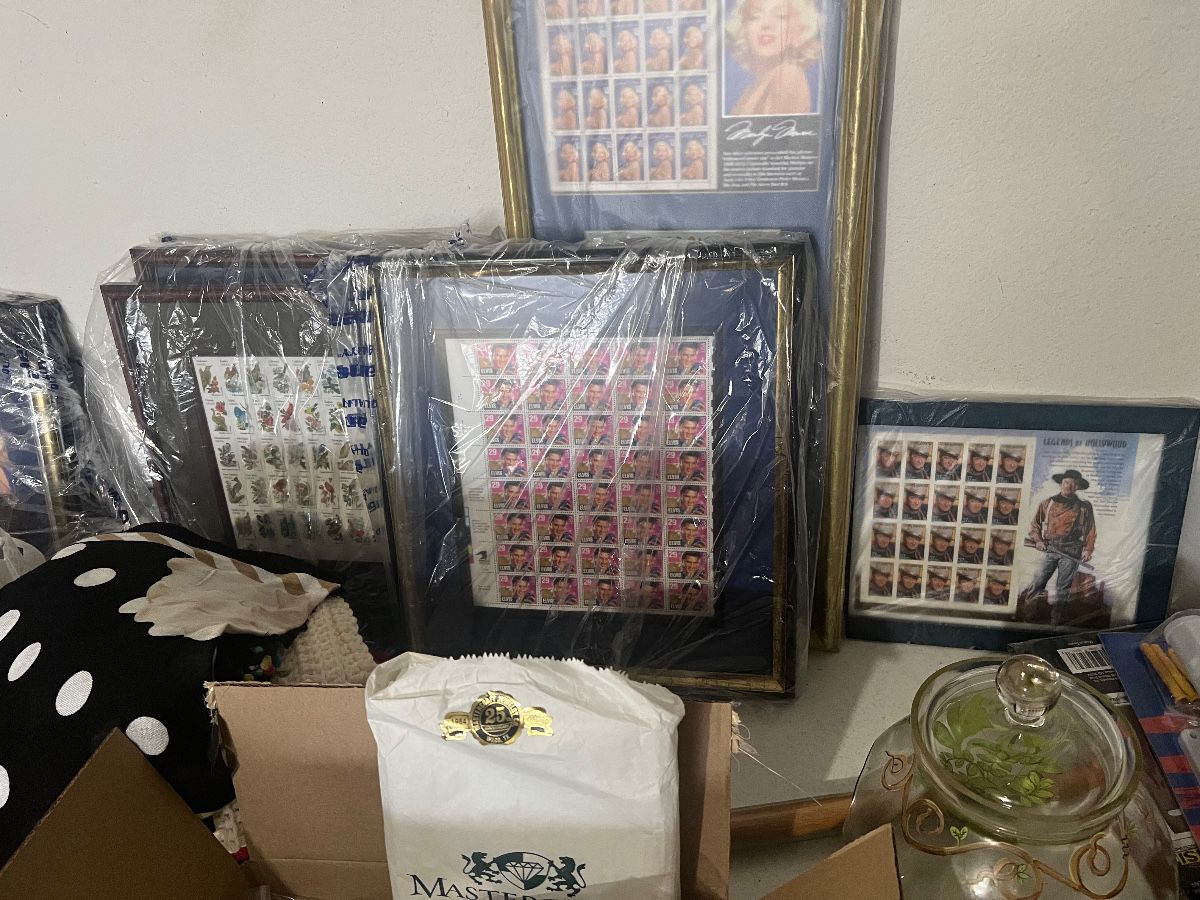 Framed Stamp Collections