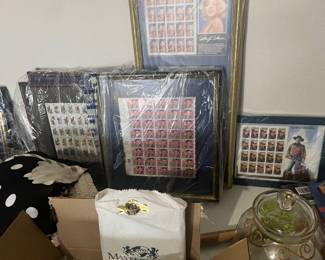 Framed Stamp Collections