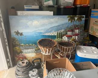 Mediterranean oil painting