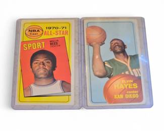 Vintage basketball cards
