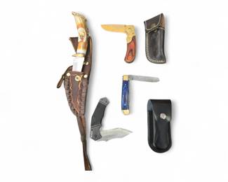 Damascus style Knives