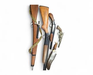 Prop guns from Photography studio