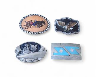 Various belt buckles