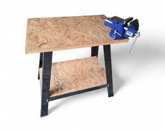 Work bench with Vise