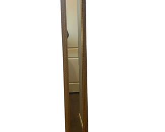 f Tall Narrow Gold Framed Wall Mirror