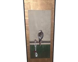 ar Japanese Style Bird Panel Art