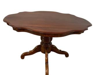 f Vintage Pedestal Dining Breakfast Table