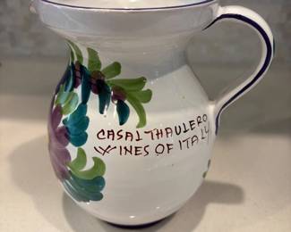 d Deruta Ceramic Pitcher Handmade in Italy