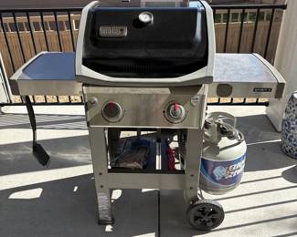 g Weber Spirit II Gas Grill with Side Burner