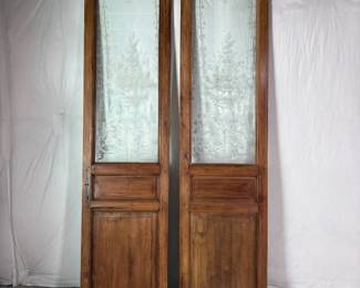 a Antique French Double Doors