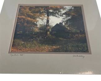 ar Signed Sugar Shack in Fall Photograph  John David Geery