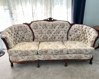 Full size vintage and comfortable sofa 