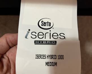 iSeries hybrid 1000 12-inch mattress combines premium memory foam layers, carbon memory foam, and 1025 dense individually wrapped coils. 
