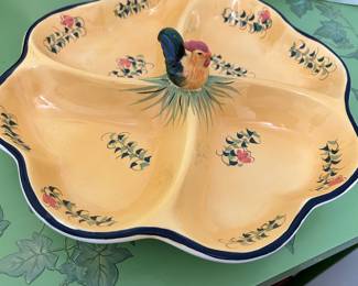 Rooster condiment bowl