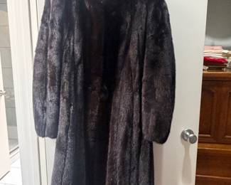 Full length mink coat