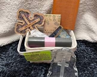 Faith Basket - Induvidual items listed in Post It - As Marked