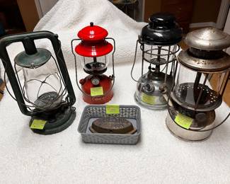 More Lanterns and Cast Iron Asbestos Sad Iron