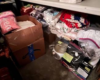 Lots of Bedding and Blankets
