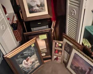 Numerous Framed Pictures 